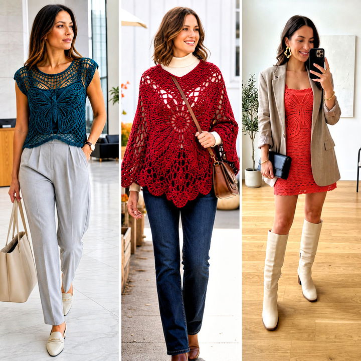 15 Crochet Butterfly Clothes and Outfit Ideas for Summer