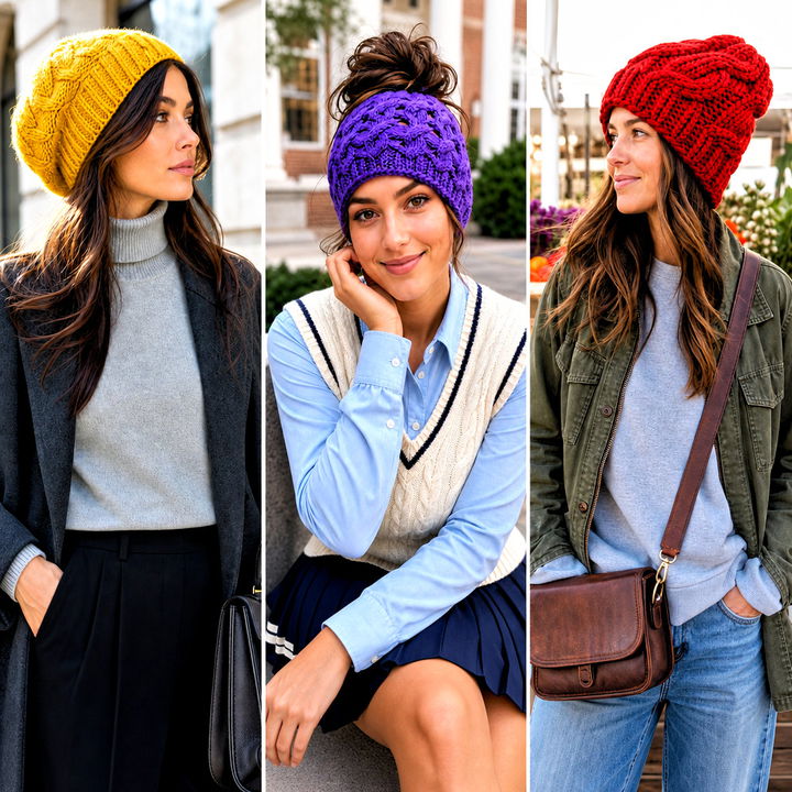 15 Crochet Cable Twist Hat Outfit Ideas for Cozy Days