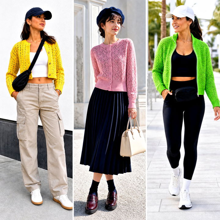 15 Crochet Cardigan With Hat Outfit Ideas for Cozy Days