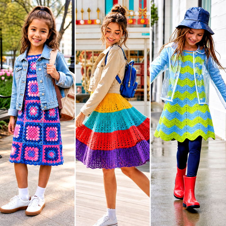 15 Crochet Childs Dress Outfit Ideas for Sweet Special Moments
