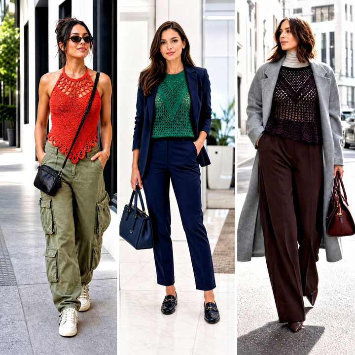 15 Crochet Cleopatra Top Outfit Ideas for Bold Summer Style