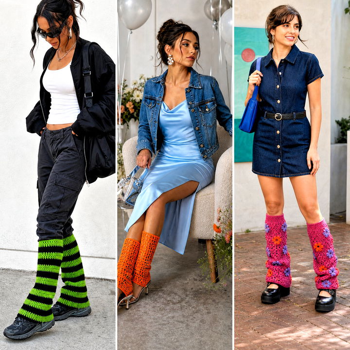 15 Crochet Clothes Leg Warmers Outfit Ideas for Cozy Looks