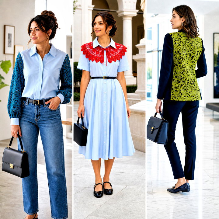 15 Crochet Clothes With Fabric Outfit Ideas for Creative Style