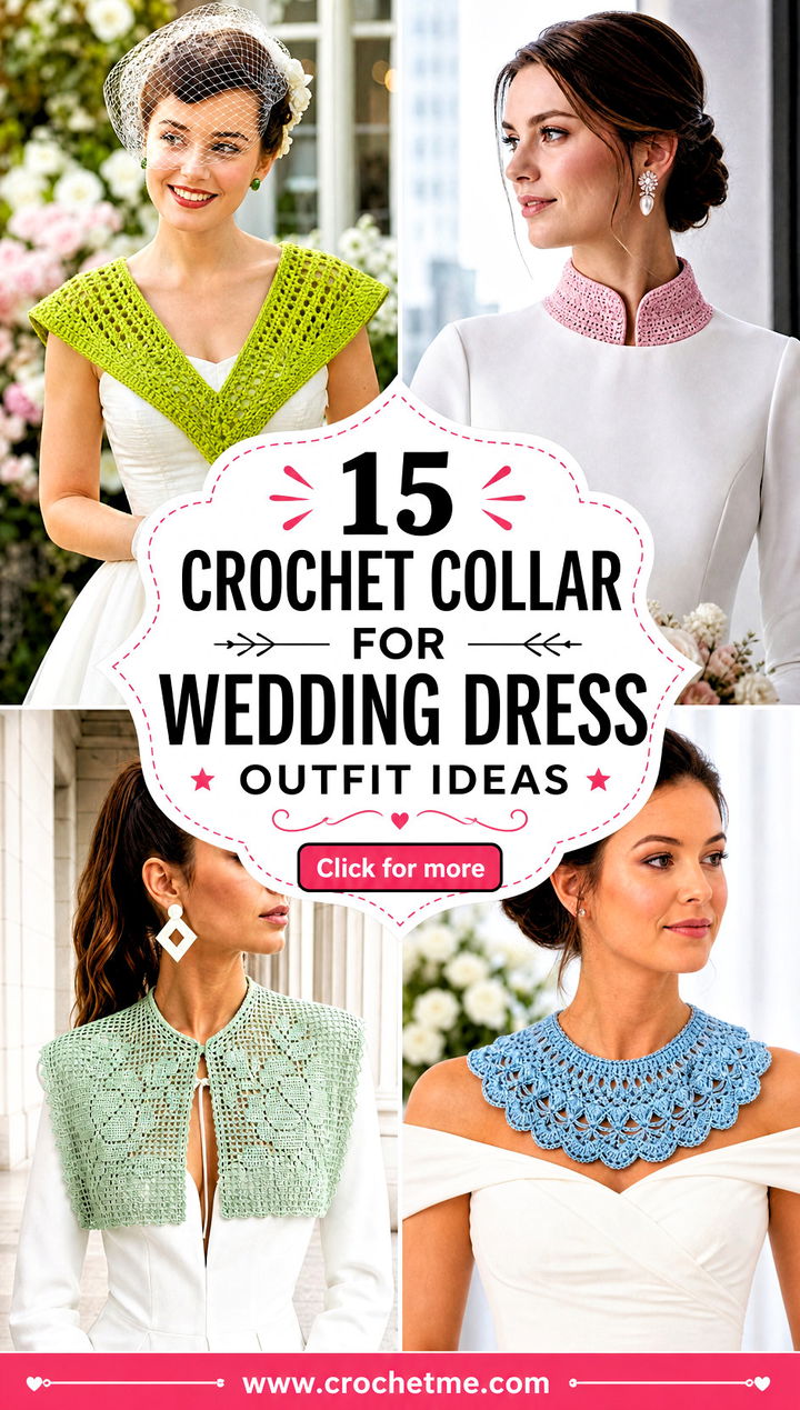 15 Crochet Collar For Wedding Dress outfit ideas - 15 Crochet Collar For Wedding Dress outfit ideas