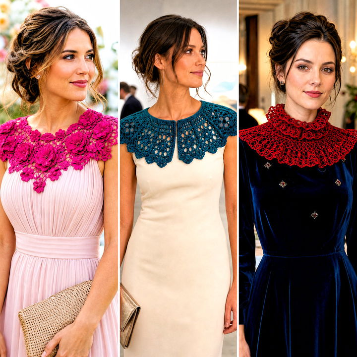 15 Crochet Collar for Wedding Outfit Ideas Brides Love