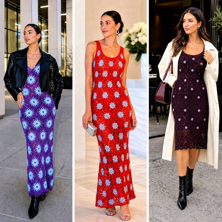 15 Crochet Daisy Dress Outfit Ideas for Sunny Summer Days