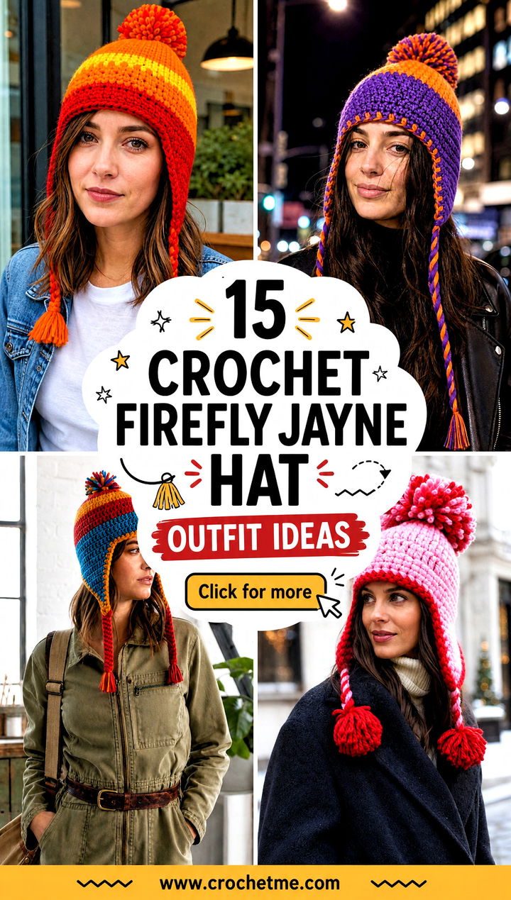 15 Crochet Firefly Jayne Hat outfit ideas - 15 Crochet Firefly Jayne Hat outfit ideas