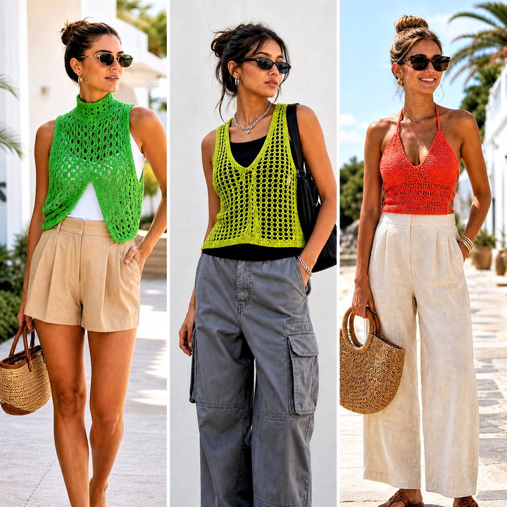 15 Crochet For Ladies Vests outfit ideas