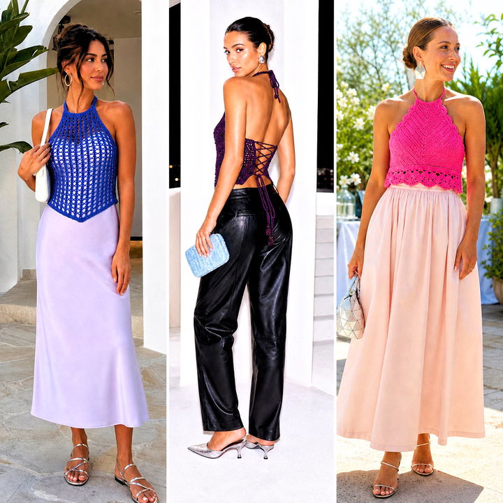 15 Crochet Halter Top Outfit Inspiration Outfit Ideas for Summer