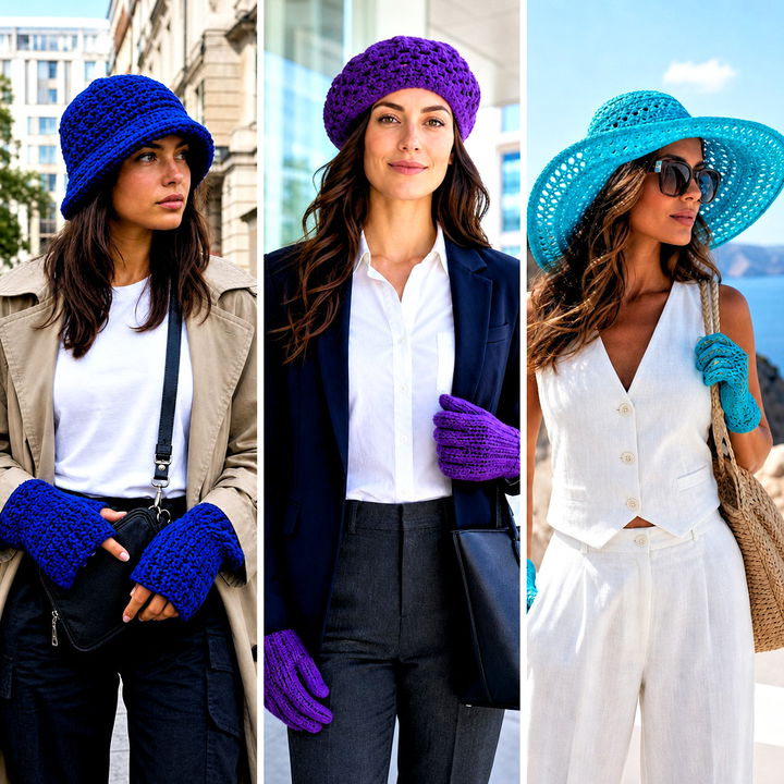 15 Crochet Hat and Gloves Outfit Ideas for Cozy Winters