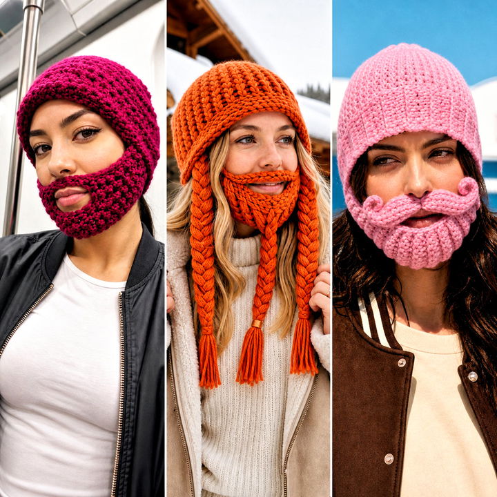 15 Crochet Hat With Beard Outfit Ideas for Cold-Weather Fun