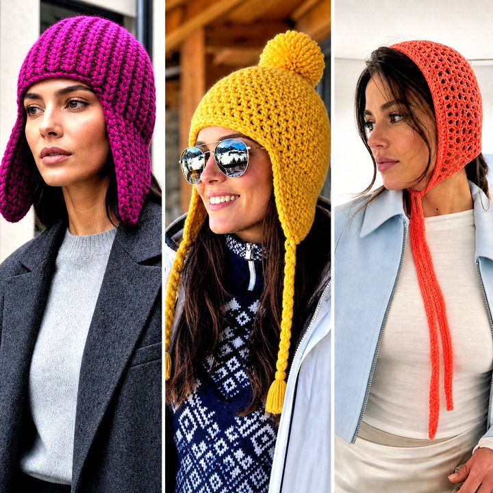 15 Crochet Hat With Earflaps Outfit Ideas for Cozy Winter Style