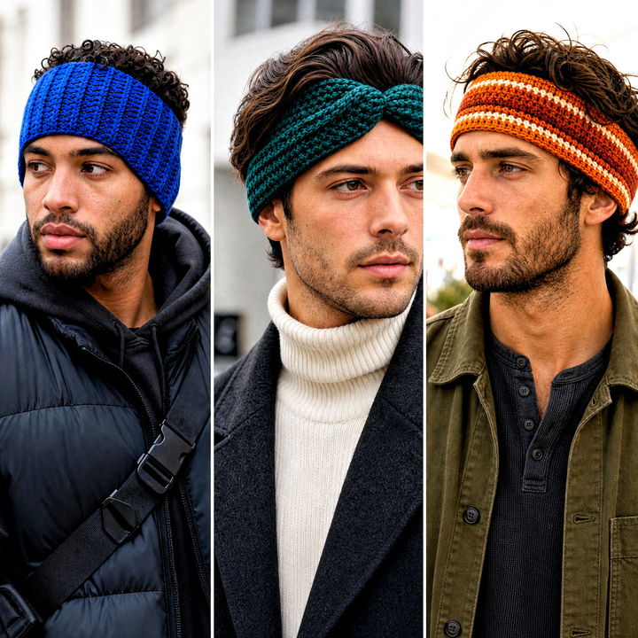 15 Crochet Headband for Men Outfit Ideas for Cozy Style