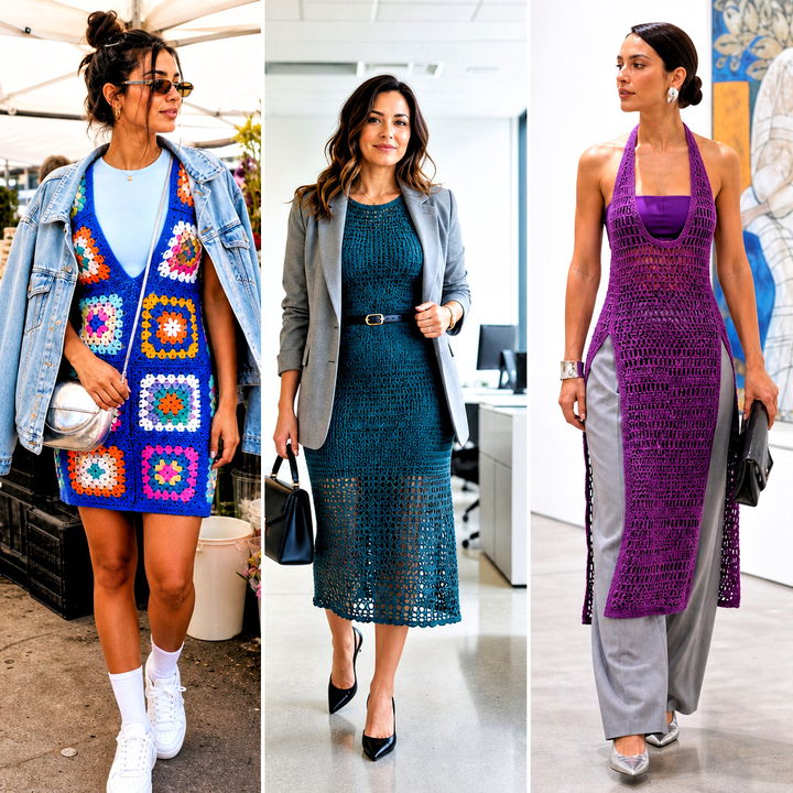 15 Crochet Ladies Dress Outfit Ideas for Timeless Style