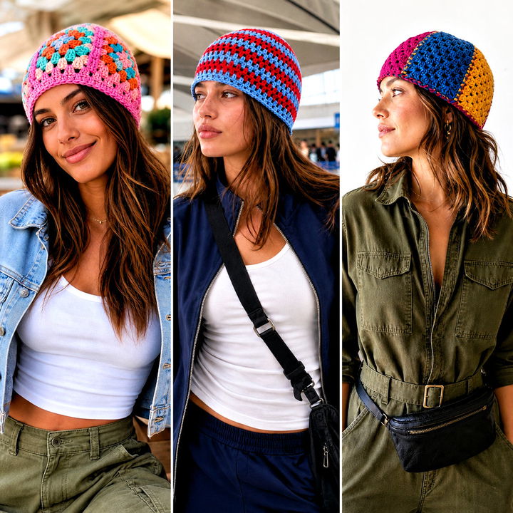 15 Crochet Lightweight Beanie Outfit Ideas for Breezy Fall Days