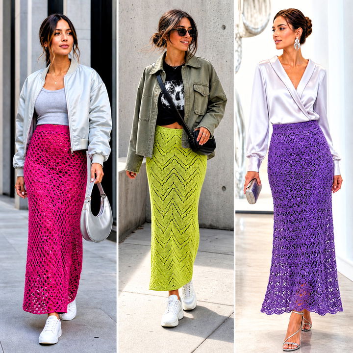 15 Crochet Long Skirt Aesthetic Outfit Ideas for Dreamy Style
