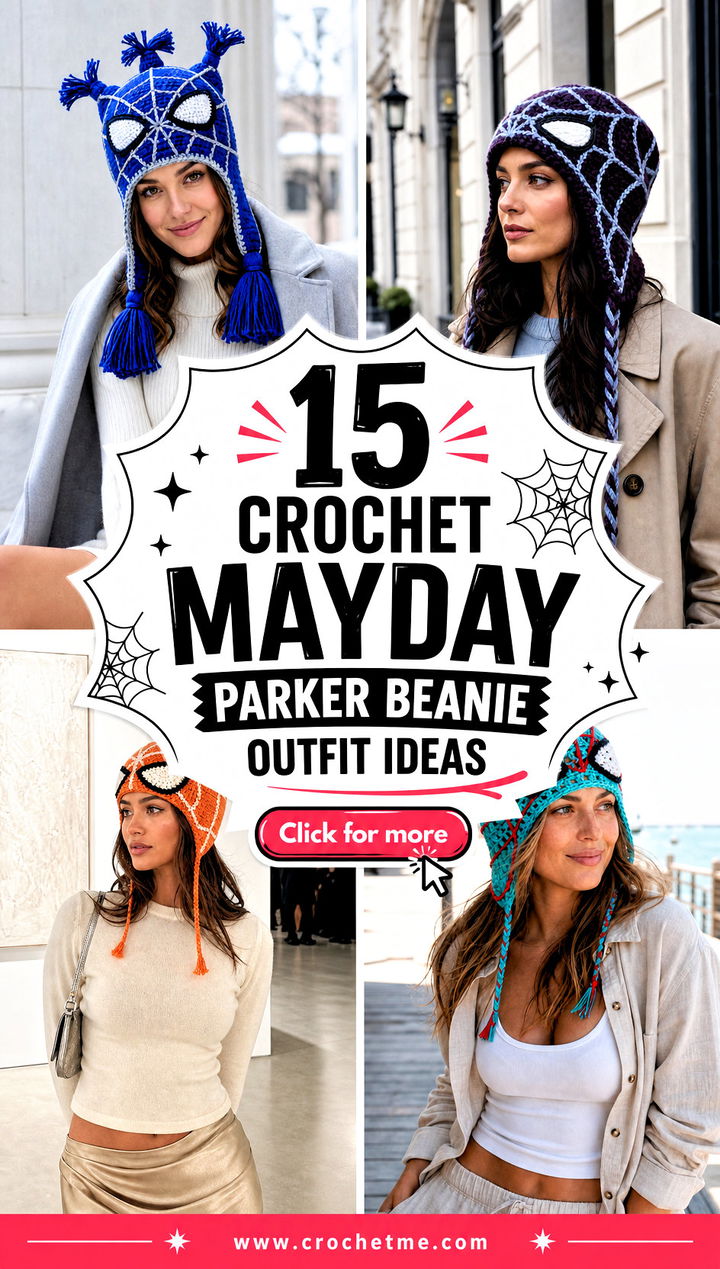 15 Crochet Mayday Parker Beanie outfit ideas - 15 Crochet Mayday Parker Beanie outfit ideas