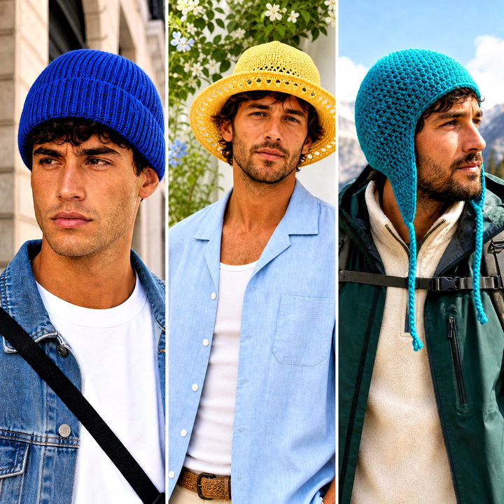 15 Crochet Mens Hats Outfit Ideas for Fresh Everyday Style