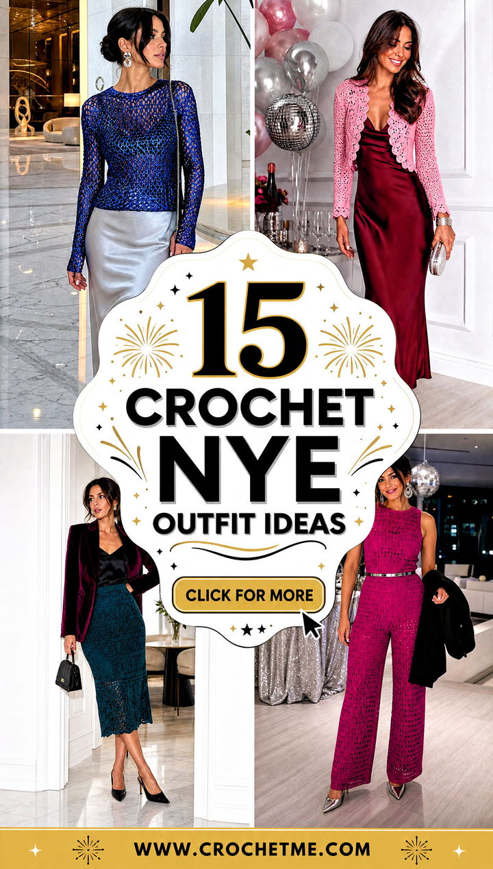 15 Crochet Nye Outfit ideas - 15 Crochet Nye Outfit ideas