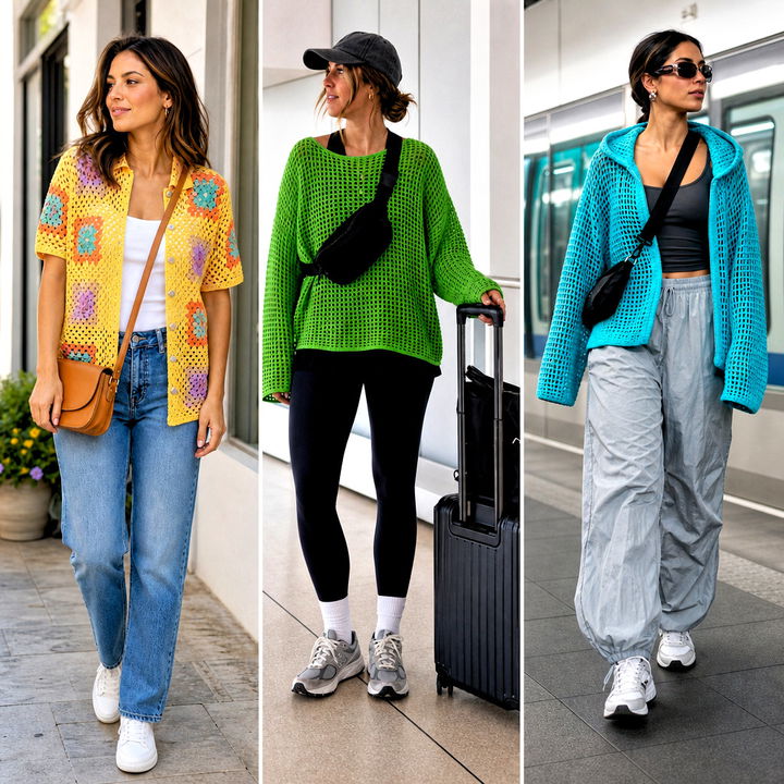 15 Crochet Shirt Sweaters & Cardigans Outfit Ideas to Try