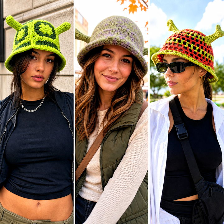 15 Crochet Shrek Bucket Hat Outfit Ideas for Playful Looks
