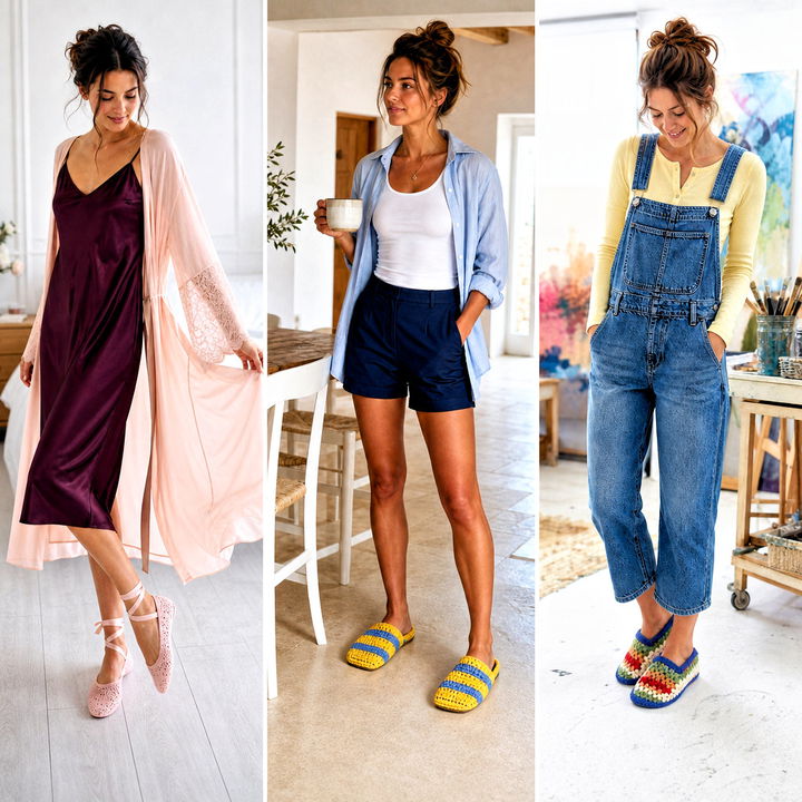 15 Crochet Slipper From Rectangle Outfit Ideas for Cozy Days
