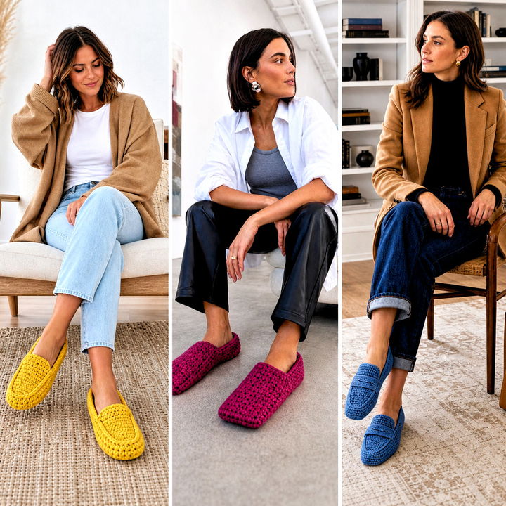 15 Crochet Slippers Chunky Yarn outfit ideas
