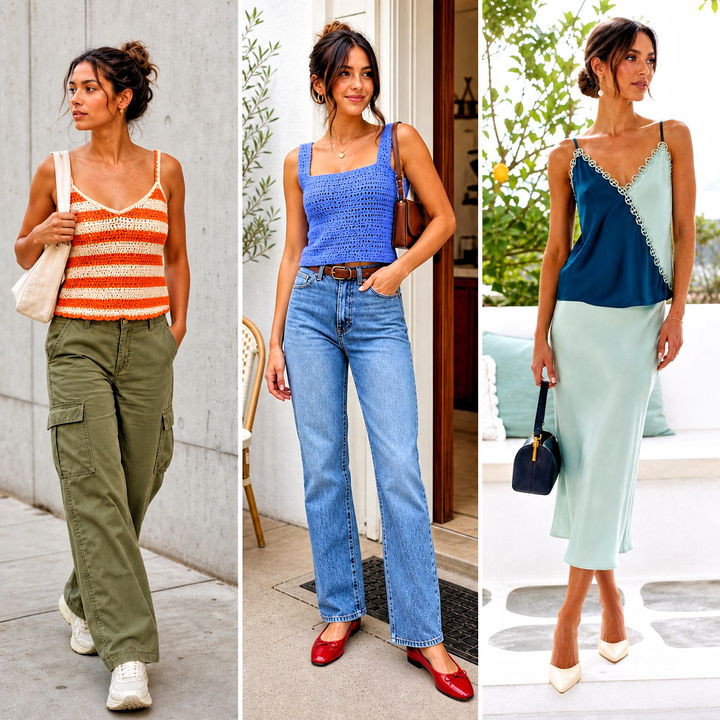 15 Crochet Sonja Cami Outfit Ideas for Breezy Summer Style