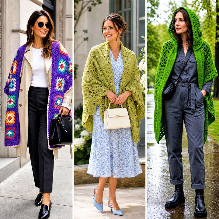 15 Crochet Spring Wrap Outfit Ideas for Chic Transitional Style