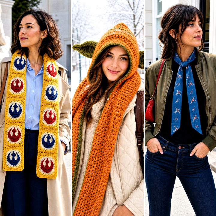 15 Crochet Star Wars Scarf Outfit Ideas for Fans This Winter