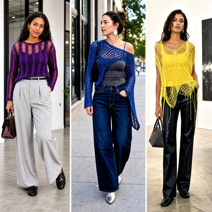 15 Crochet Subversive Top Outfit Ideas for Bold, Edgy Looks