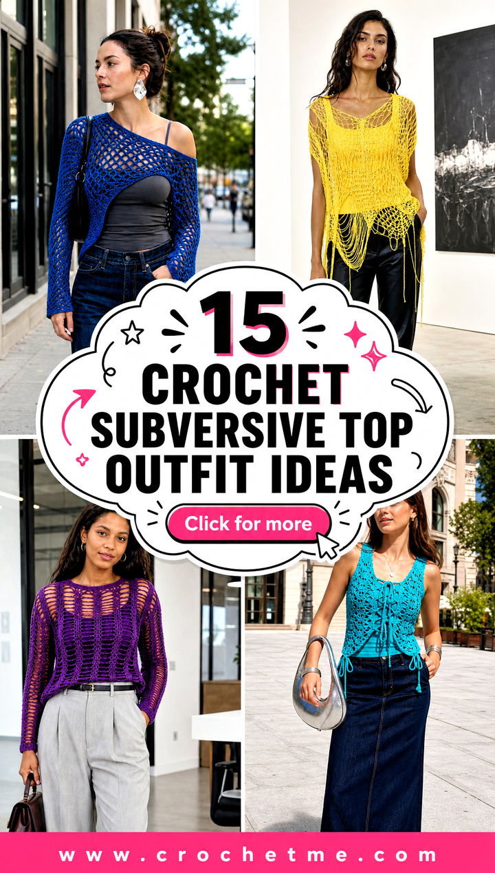 15 Crochet Subversive Top outfit ideas - 15 Crochet Subversive Top outfit ideas