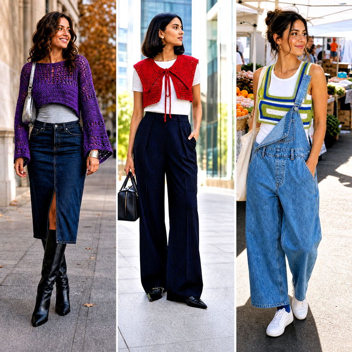 15 Crochet Super Cropped Sweater Outfit Ideas for Festivals
