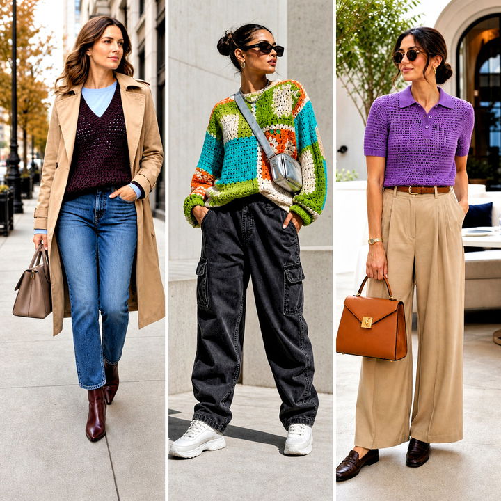 15 Crochet Sweater Aesthetic Outfit Ideas for Cozy Style