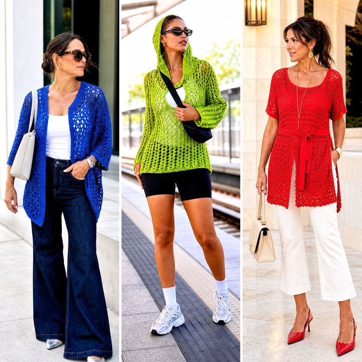 15 Crochet Tunics for Women Outfit Ideas for Breezy Layering