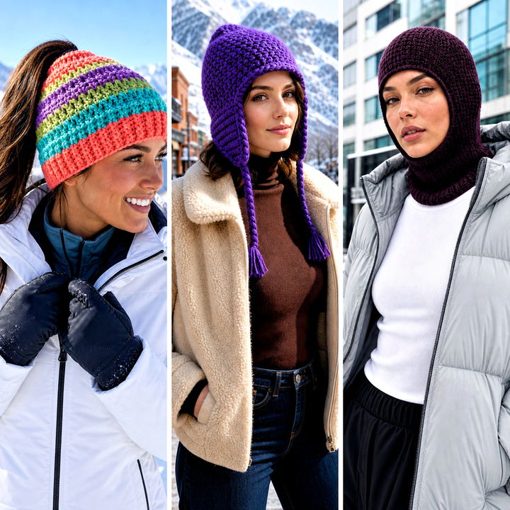 15 Crochet Warm Winter Hat Outfit Ideas for Frosty Days