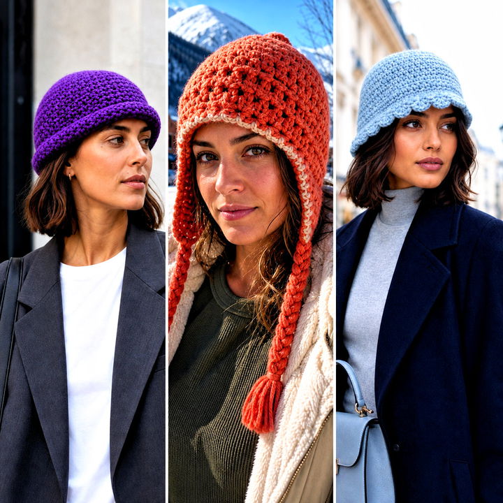 15 Crochet Woolly Hat Outfit Ideas for Cozy Winter Looks