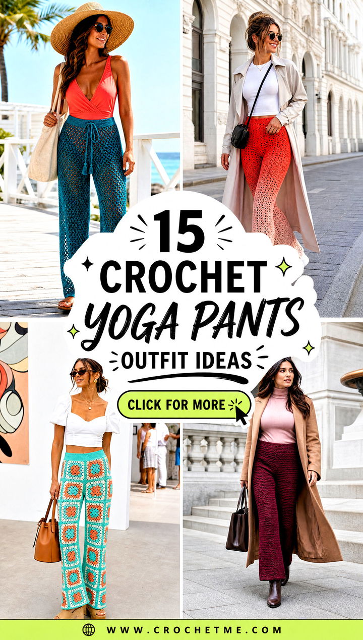 15 Crochet Yoga Pants outfit ideas - 15 Crochet Yoga Pants outfit ideas