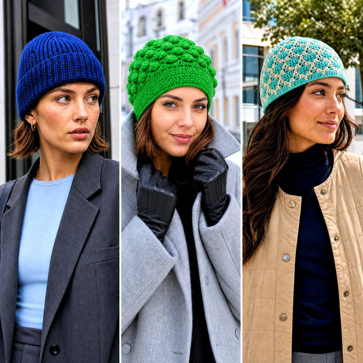 15 Crocheted Stocking Cap Outfit Ideas for Cozy Winter Style
