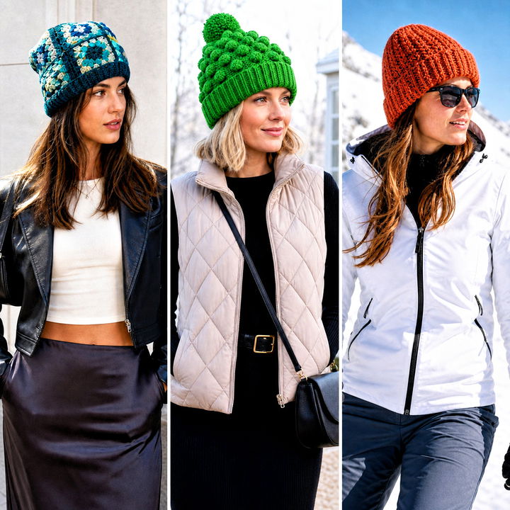 15 Cuffed Crochet Beanie Outfit Ideas for Cozy Winter Style