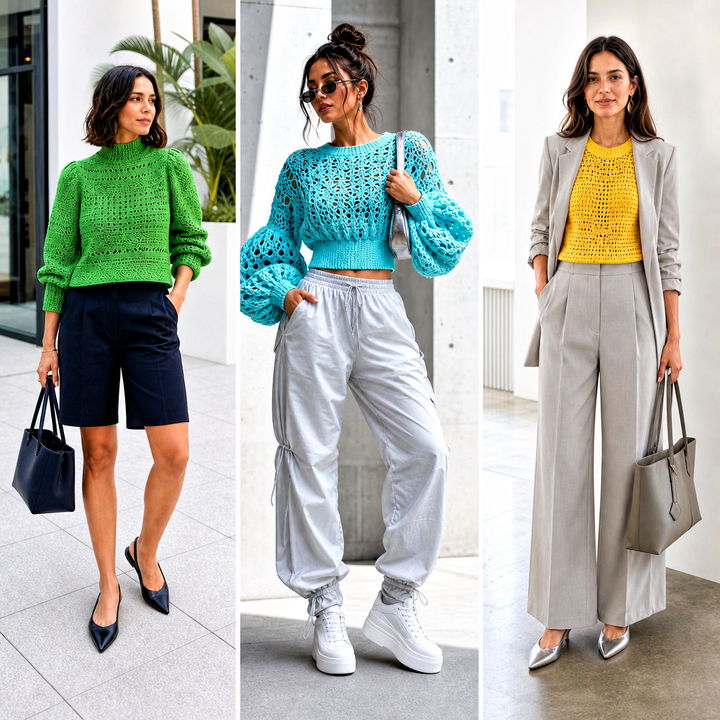 15 Designer Crochet Sweater Outfit Ideas for Luxe Style