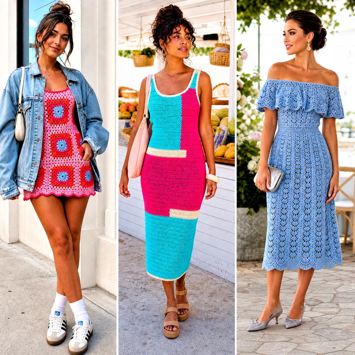 15 DIY Crochet Dress Ideas for a Chic Handmade Wardrobe