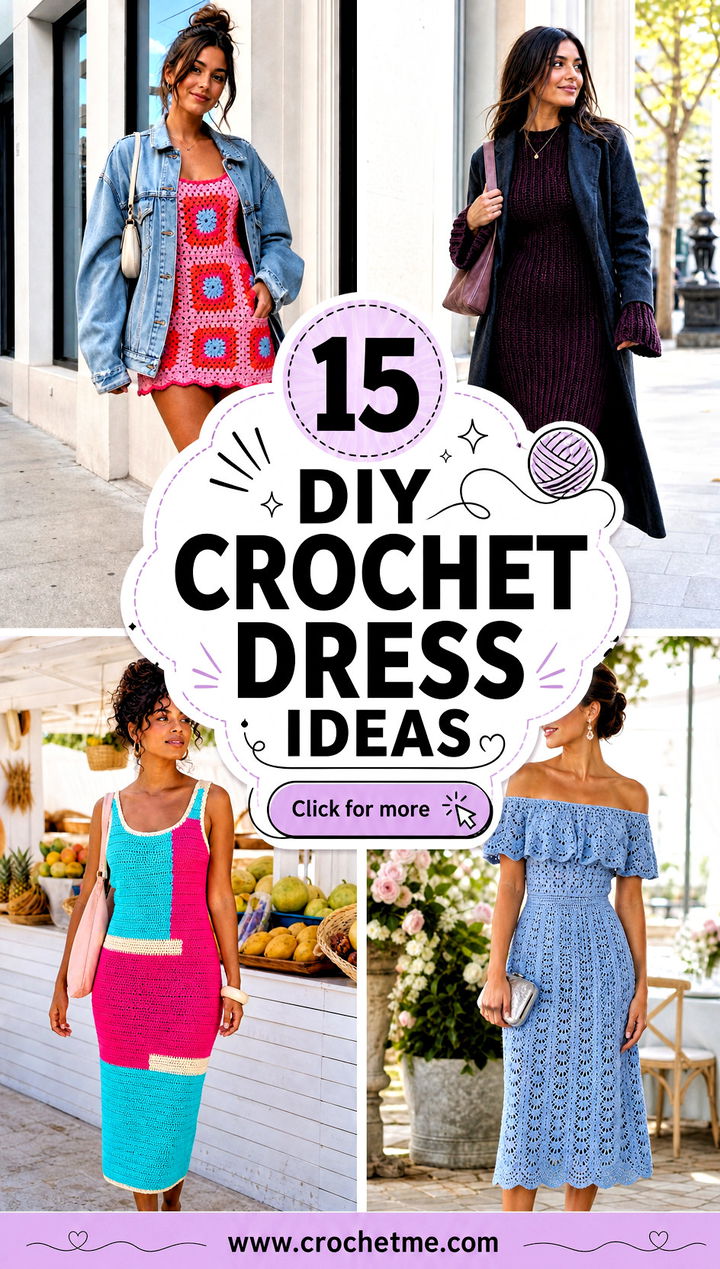 15 Diy Crochet Dress Ideas - 15 Diy Crochet Dress Ideas