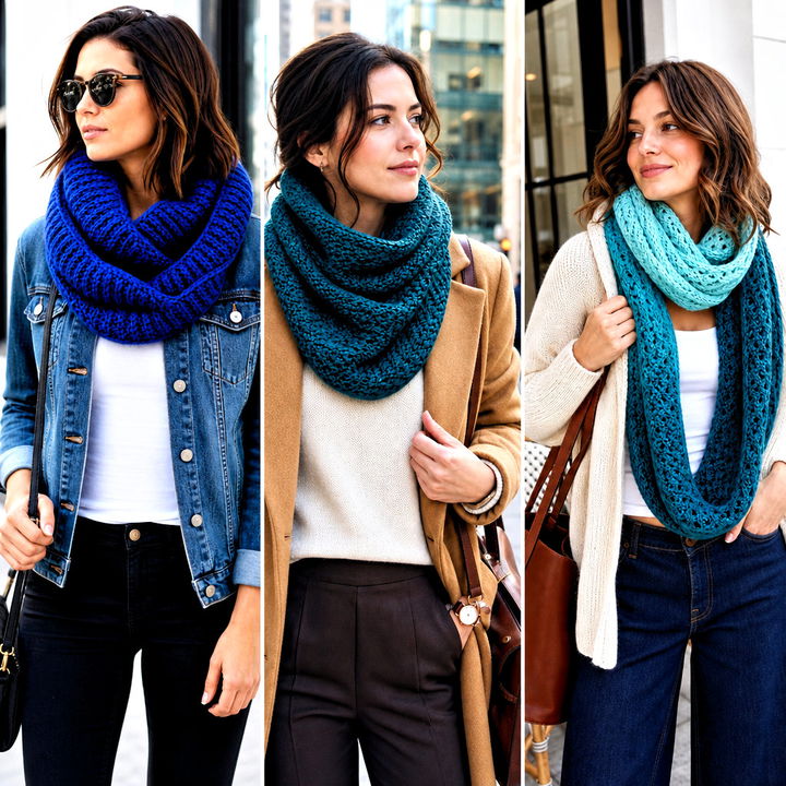 15 Double Length Crochet Cowl Outfit Ideas for Cold Days