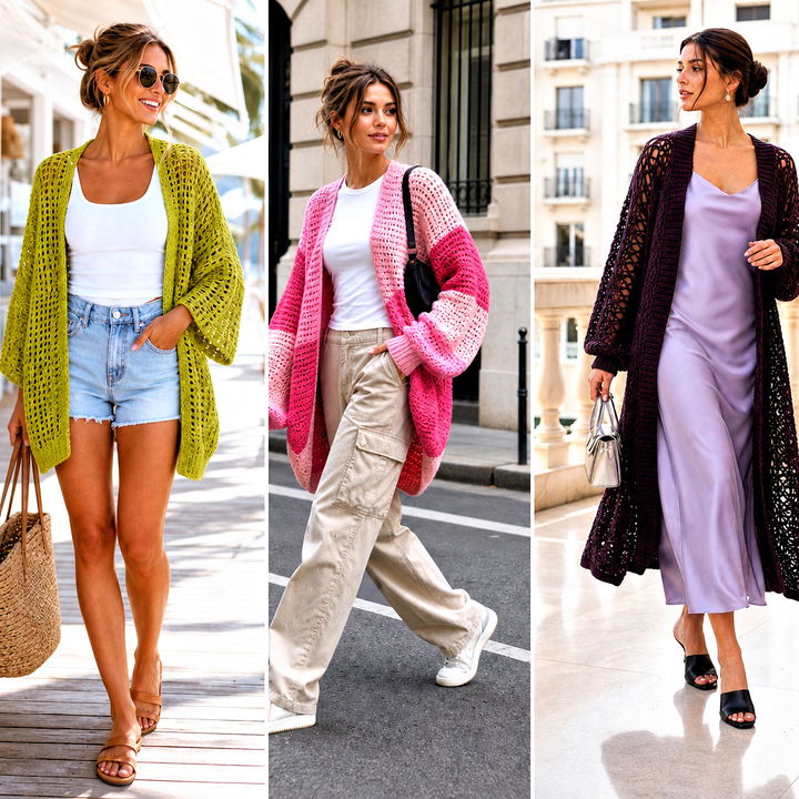 15 Easy Crochet Cocoon Cardigan Outfit Ideas for Cozy Days