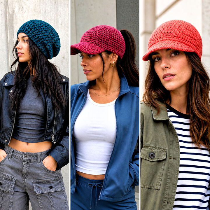 15 Easy Crochet Hats for Women Outfit Ideas for Cozy Days