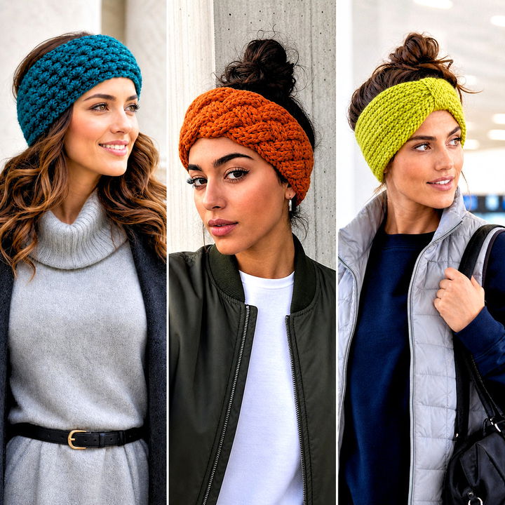 15 Easy Crochet Headband Ear Warmers Outfit Ideas for Winter