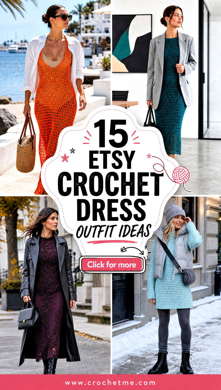 15 Etsy Crochet Dress outfit ideas - 15 Etsy Crochet Dress outfit ideas