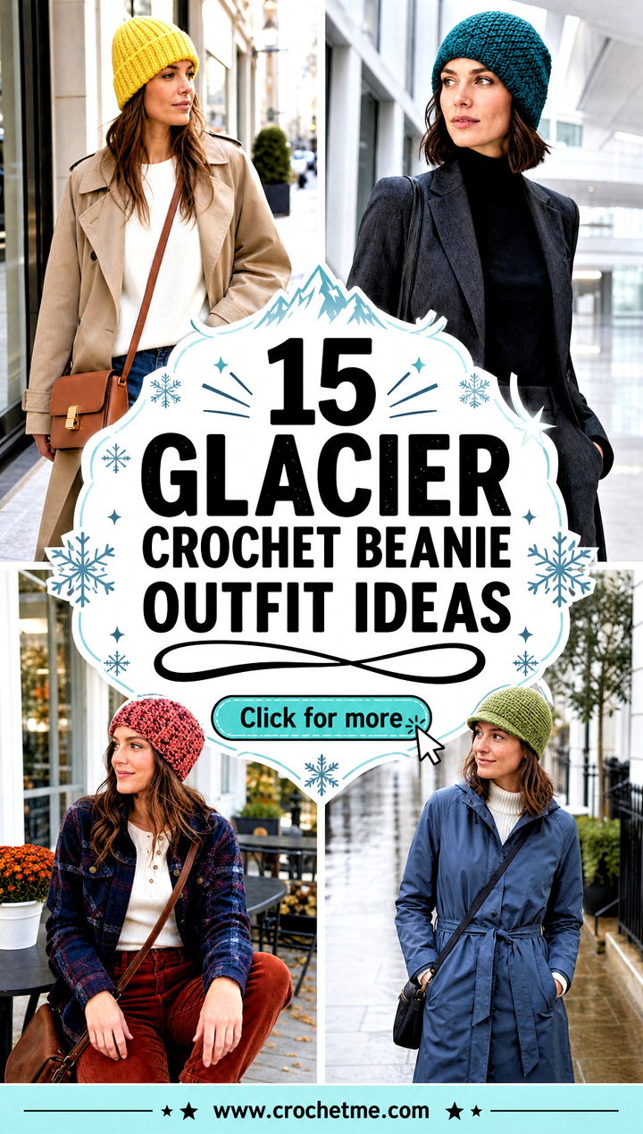 15 Glacier Crochet Beanie outfit ideas - 15 Glacier Crochet Beanie outfit ideas