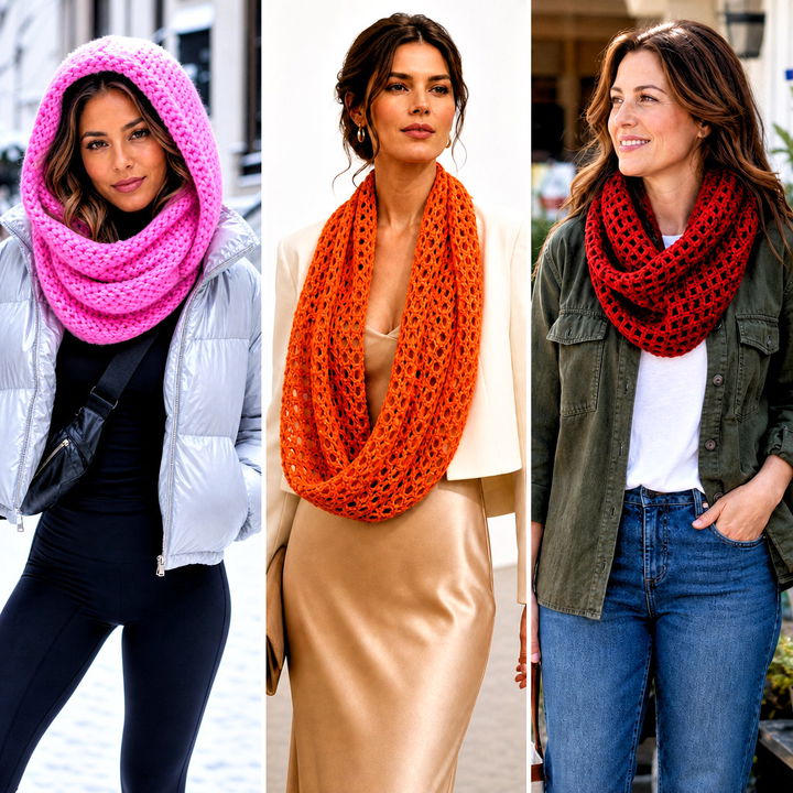 15 Infinity Crochet Scarf Outfit Ideas for Effortless Style